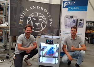 The Landrovers are happy with their new FELIX Pro L 3D printer